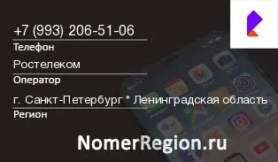Кто звонил с 9932065106 - регион и оператор